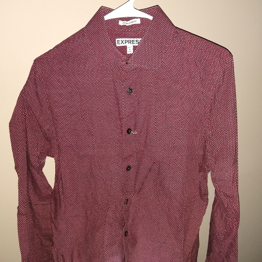 Men's Express dress shirt size medium perfect cond